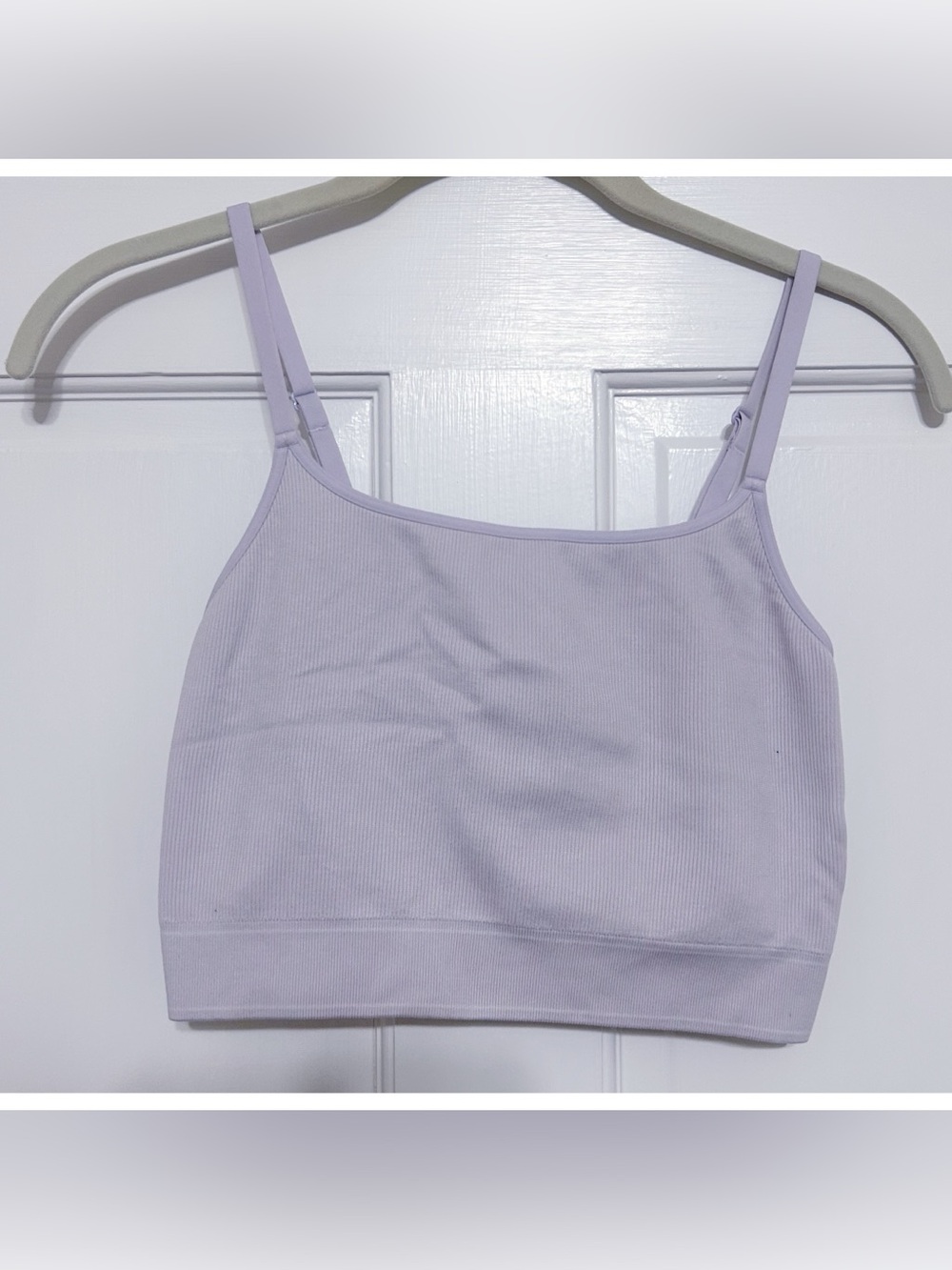 aerie Lilac Ribbed Bralette Cami